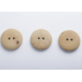 Buttons with Natural Wood Texture